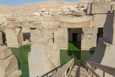 templo de Osirión por dentro